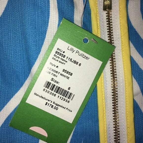 Lilly Pulitzer Resort White JOE FISH Dress 6 - Picture 6 of 8